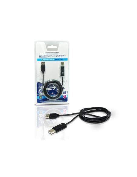 Conceptronic CUSBODDSHARE cable para video, teclado y ratón (kvm) Negro 1,8 m