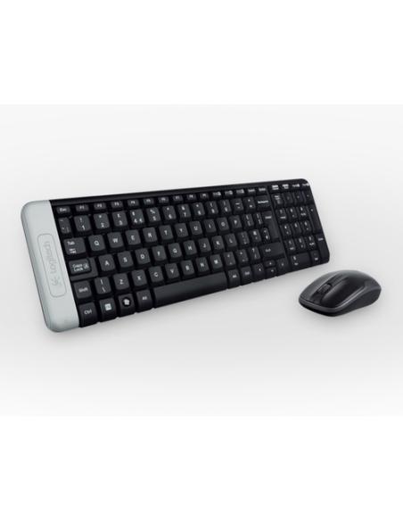 Logitech Wireless Combo MK220 teclado Ratón incluido Hogar USB Portugués Negro