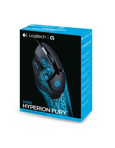 Logitech G 910-004068 ratón Juego mano derecha USB tipo A 4000 DPI