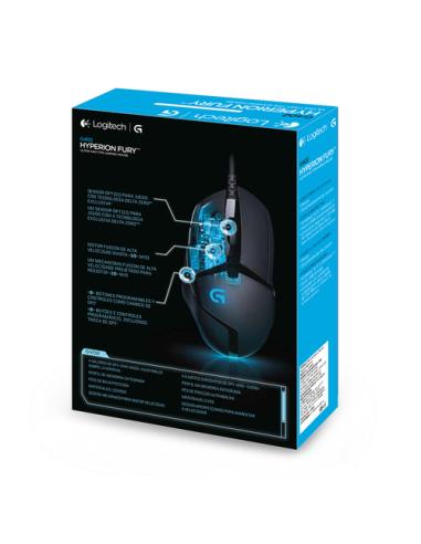 Logitech G 910-004068 ratón Juego mano derecha USB tipo A 4000 DPI
