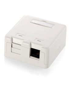 Equip 125122 caja de tomacorriente Blanco 2