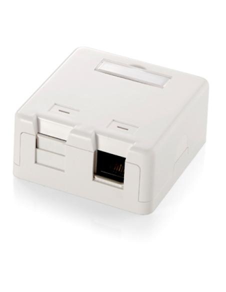 Equip 125122 caja de tomacorriente Blanco