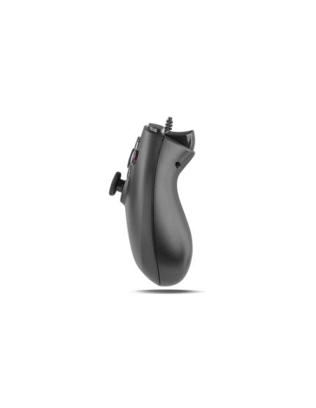 NOX NXKROMKEY mando y volante Negro USB Gamepad Analógico Android, PC, Playstation 3