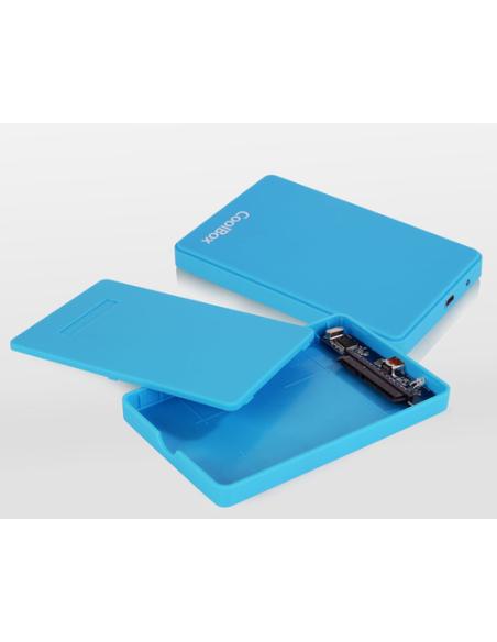 CoolBox CAJA/CARCASA HDD/SSD 2.5" SLIMCOLOR SCG2543 GRIS USB3.2 GEN1