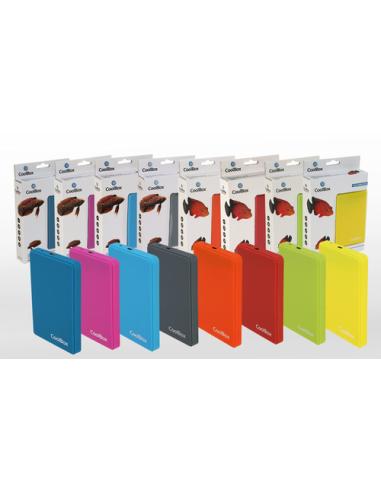 CoolBox CAJA/CARCASA HDD/SSD 2.5" SLIMCOLOR SCG2543 GRIS USB3.2 GEN1
