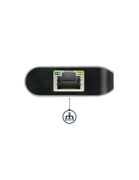 StarTech.com Docking Station para Ordenadores Portátiles USB-C - Replicador de Puertos USB Tipo C HDMI Red Ethernet Lector SD - 