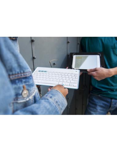 SilverHT Wireless KB White + Blue