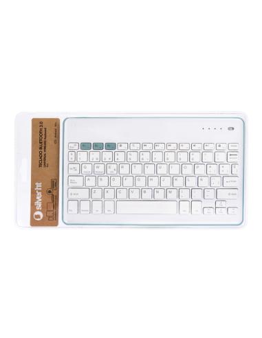 SilverHT Wireless KB White + Blue