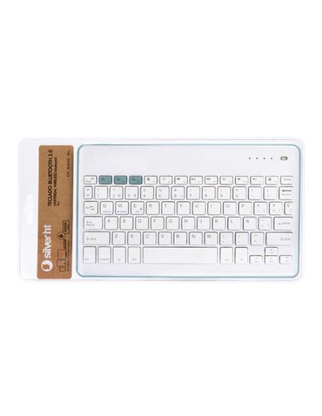 SilverHT Wireless KB White + Blue