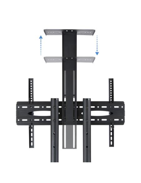 TooQ FS1470M-B soporte para pantalla de señalización 177,8 cm (70") Negro