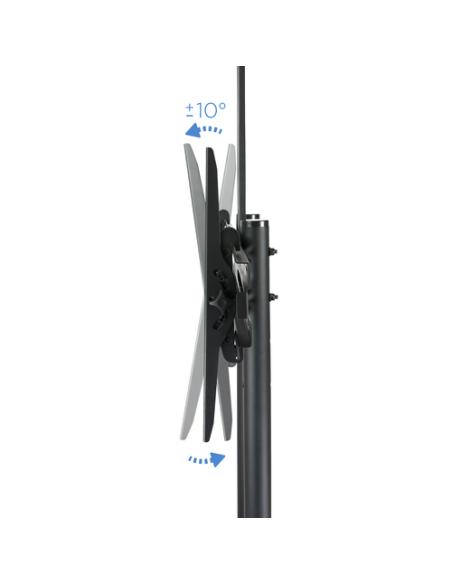 TooQ FS1470M-B soporte para pantalla de señalización 177,8 cm (70") Negro
