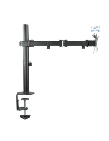 TooQ Soporte de Mesa Giratorio e Inclinable para Pantalla (Monitor / TV Plasma / LCD / LED) 13"-32", de Un Brazo, max 8 kg, Negr