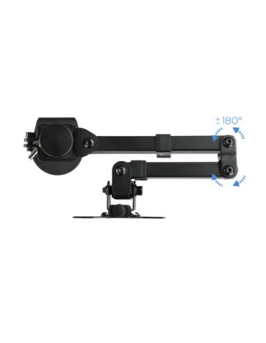 TooQ Soporte de Mesa Giratorio e Inclinable para Pantalla (Monitor / TV Plasma / LCD / LED) 13"-32", de Un Brazo, max 8 kg, Negr