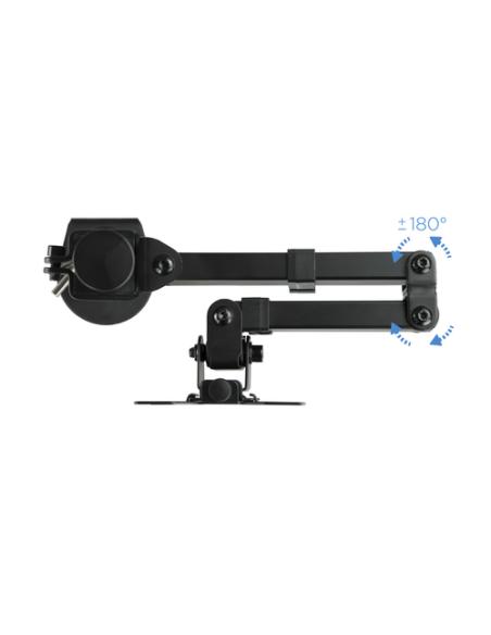 TooQ Soporte de Mesa Giratorio e Inclinable para Pantalla (Monitor / TV Plasma / LCD / LED) 13"-32", de Un Brazo, max 8 kg, Negr