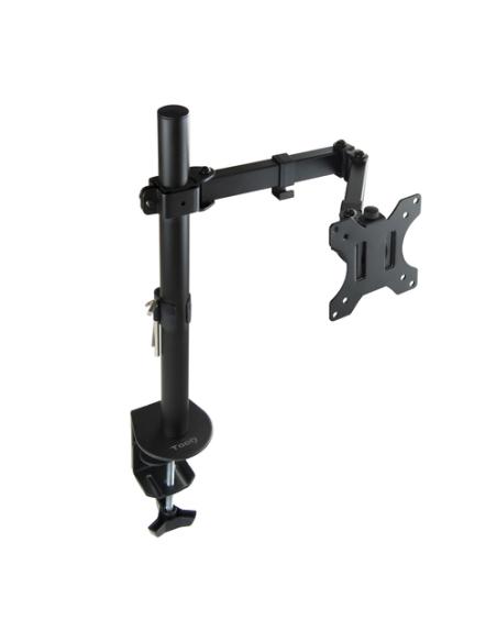 TooQ Soporte de Mesa Giratorio e Inclinable para Pantalla (Monitor / TV Plasma / LCD / LED) 13"-32", de Un Brazo, max 8 kg, Negr