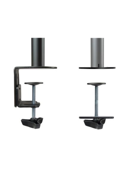 TooQ Soporte de Mesa Giratorio e Inclinable para Pantalla (Monitor / TV Plasma / LCD / LED) 13"-32", de Un Brazo, max 8 kg, Negr