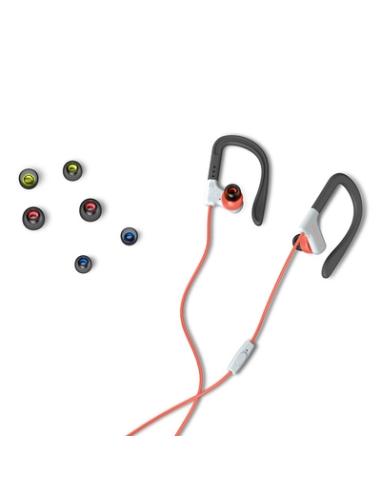 Energy Sistem 429349 auricular y casco Auriculares Alámbrico gancho de oreja, Dentro de oído Llamadas/Música Rojo