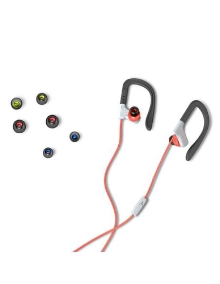 Energy Sistem 429349 auricular y casco Auriculares Alámbrico gancho de oreja, Dentro de oído Llamadas/Música Rojo