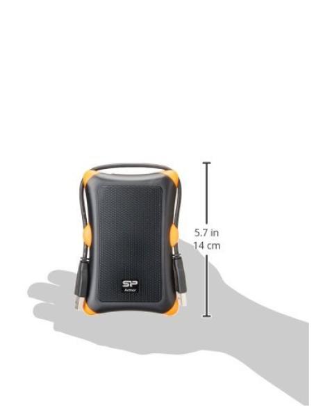 Silicon Power Armor A30 disco duro externo 1 TB 2.5" USB tipo A 3.2 Gen 1 (3.1 Gen 1) Negro