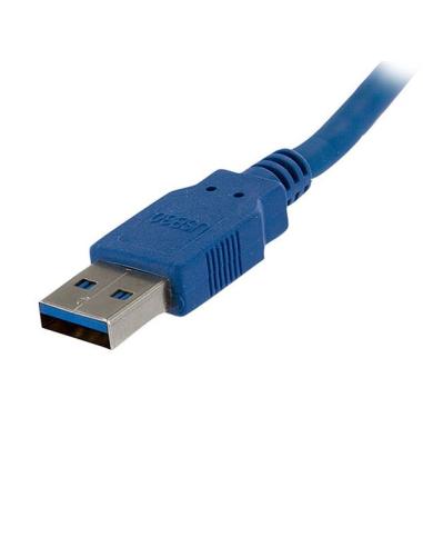 StarTech.com Cable 1m Extensión Alargador USB 3.0 SuperSpeed - Macho a Hembra USB A - Extensor - Azul