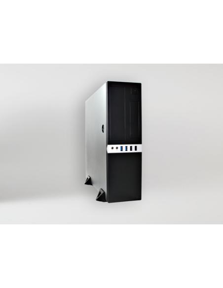 CoolBox COO-PCT450S-BZ carcasa de ordenador Perfil bajo (Slimline) Negro 300 W