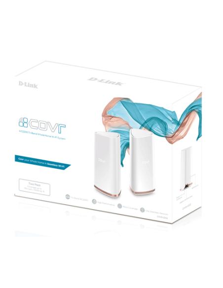 D-Link AC2202 1000 Mbit/s Oro, Blanco