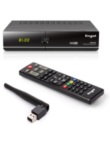 Engel RS8100Y descodificador para televisor IPTV, Satélite Full HD Negro
