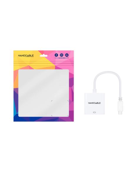 Nanocable CONVERSOR USB-C A HDMI 4K, 15 CM