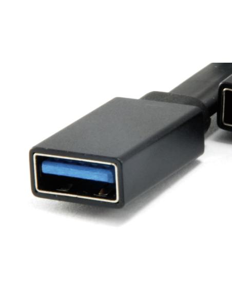 Conceptronic HUBBIES01B hub de interfaz USB 3.2 Gen 2 (3.1 Gen 2) Type-C 5000 Mbit/s Negro