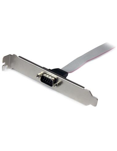 StarTech.com Adaptador de 40cm de Header Bracket Serie DB9 RS232 a IDC 10 Pines para Placa Base - Cabezal Serial