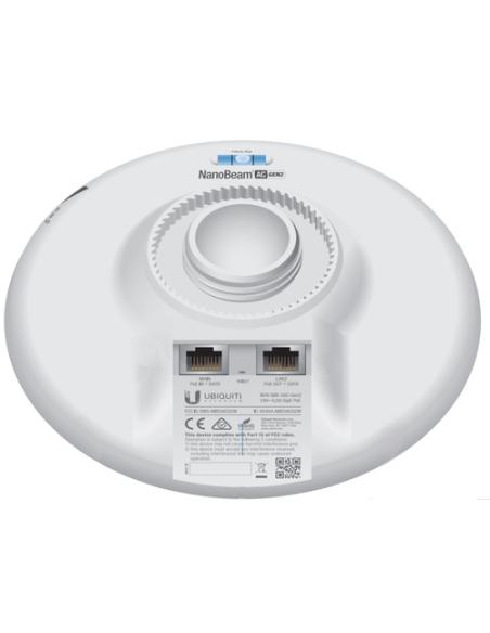 Ubiquiti NanoBeam 5AC Gen 2 Puente wifi 450 Mbit/s Blanco