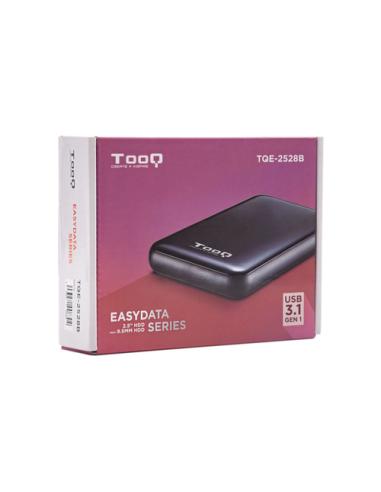 TooQ Caja externa para discos duros 2.5" SATA I/II/III a USB 3.1 Gen1 con UASP