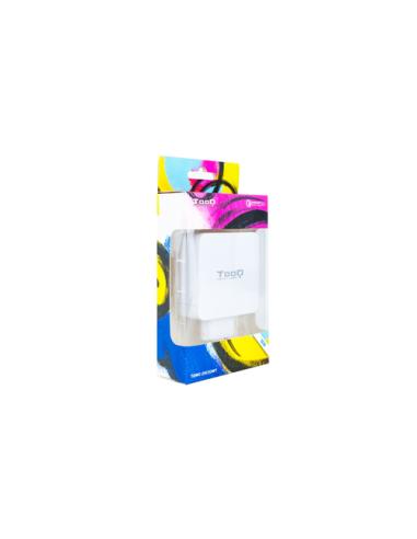 TooQ Cargador de Pared doble puerto USB-C PD + USB A QC3.0, 48W