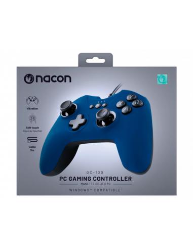 NACON PCGC-100BLUE mando y volante Azul USB Gamepad Analógico PC