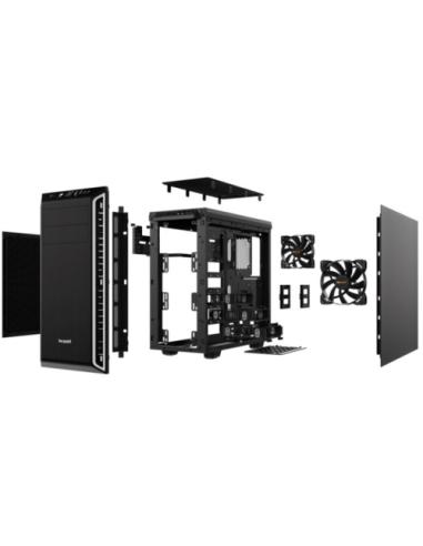 be quiet! Pure Base 600 Midi Tower Negro, Plata