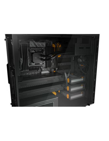 be quiet! Pure Base 600 Window Midi Tower Negro, Naranja