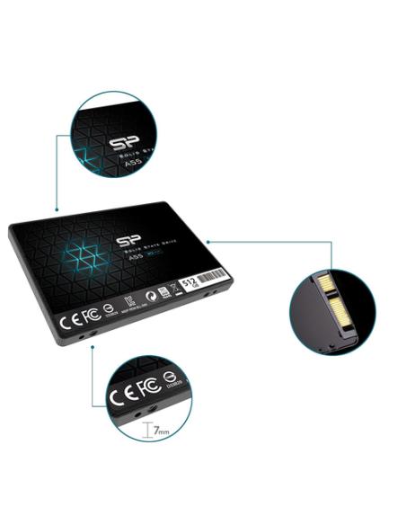 Silicon Power Ace A55 512 GB 2.5" Serial ATA III 3D TLC