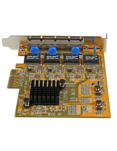 StarTech.com Tarjeta de Red PCI Express Ethernet Gigabit con 4 Puertos RJ45