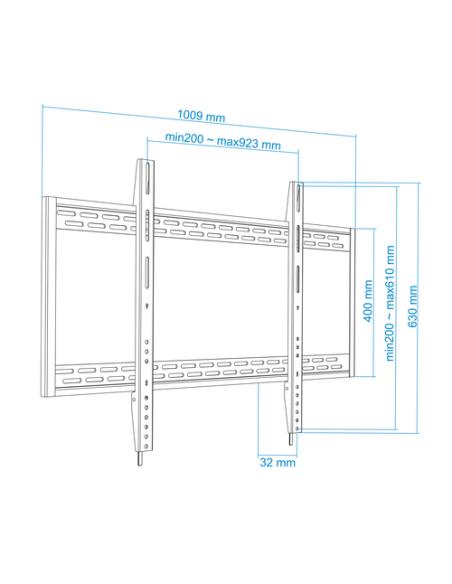 TooQ Soporte de pared (monitor / plasma / LCD / LED) 60” - 100”