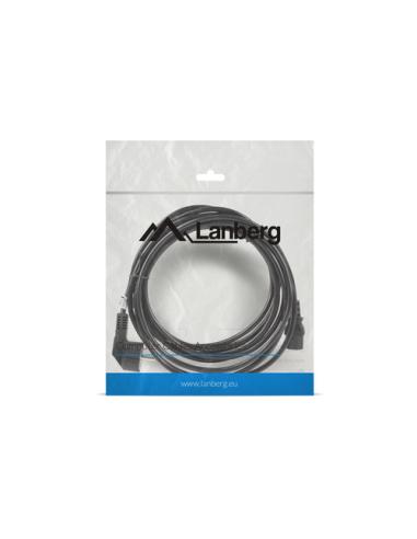 Lanberg CA-C13C-11CC-0100-BK cable de transmisión Negro 10 m C13 acoplador CEE7/7