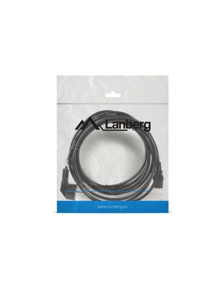Lanberg CA-C13C-11CC-0100-BK cable de transmisión Negro 10 m C13 acoplador CEE7/7