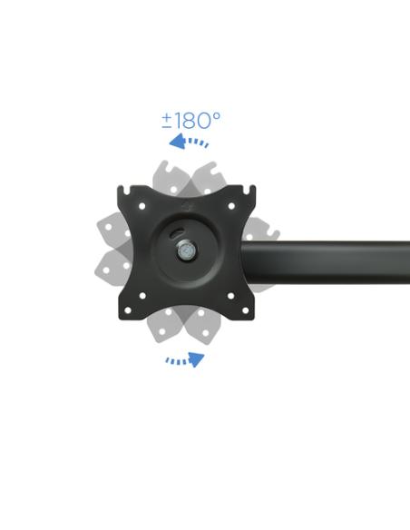 TooQ Soporte de mesa para 3 pantallas (monitor / plasma / LCD / LED) 13"-27"