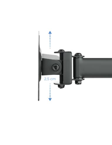 TooQ Soporte de mesa para 3 pantallas (monitor / plasma / LCD / LED) 13"-27"