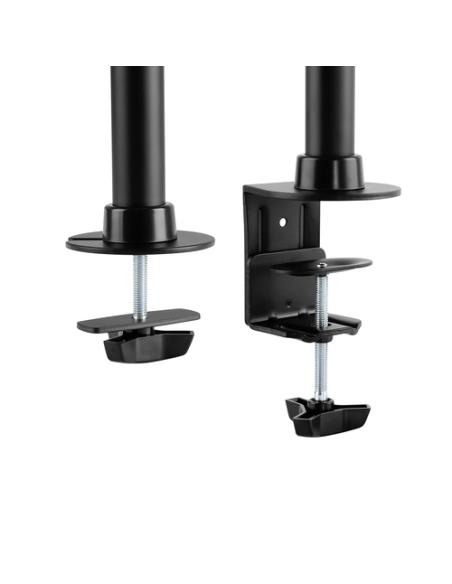 TooQ Soporte de mesa para 3 pantallas (monitor / plasma / LCD / LED) 13"-27"