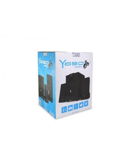 3GO Y650 conjunto de altavoces 20 W PC Negro 2.1 canales