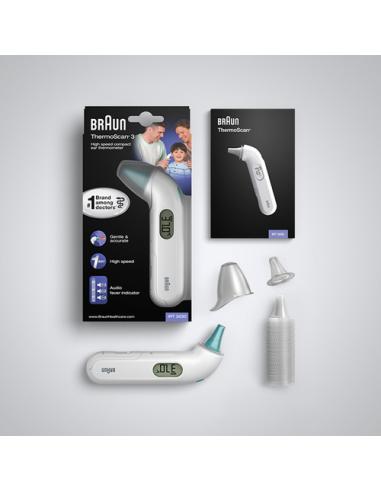 Braun ThermoScan 3 De contacto Blanco Oído