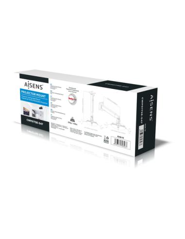 AISENS CWP01TSE-047 montaje para projector Techo/pared Negro