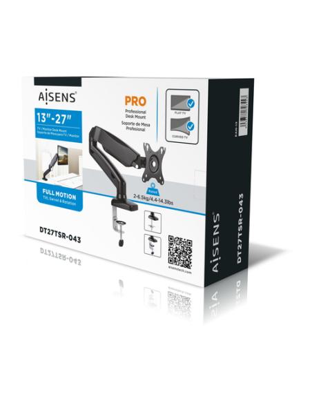 AISENS DT27TSR-043 soporte para monitor 81,3 cm (32") Escritorio Negro