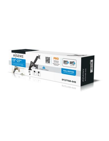 AISENS DT27TSR-045 soporte para monitor 81,3 cm (32") Escritorio Negro