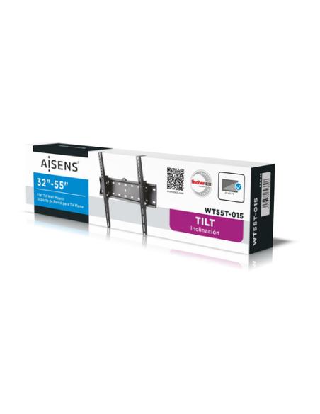 AISENS WT55T-015 soporte para TV 81,3 cm (32") Negro